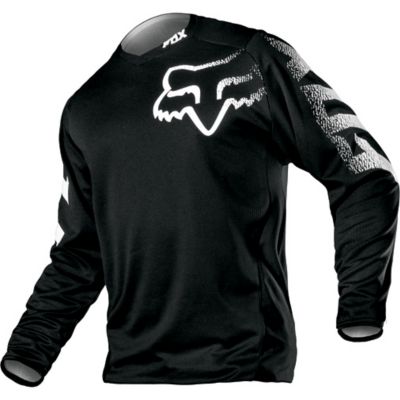 FOX Kid's Blackout Off-Road Motorcycle Jersey -LG Black pictures
