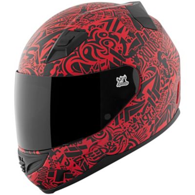 Speed AND Strength Ss1200 United By Speed Full-Face Motorcycle Helmet -SM Red pictures
