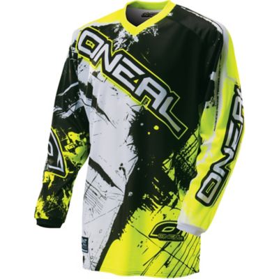 O'neal Element Shocker Off-Road Motorcycle Jersey -MD Black/Blue pictures