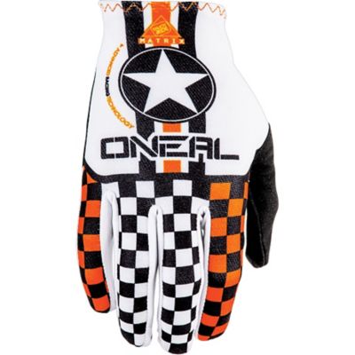 O'neal Matrix Wingman Off-Road Motorcycle Gloves -MD 9 Orange pictures
