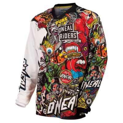 O'neal Mayhem Crank Off-Road Motorcycle Jersey -MD Multicolor pictures