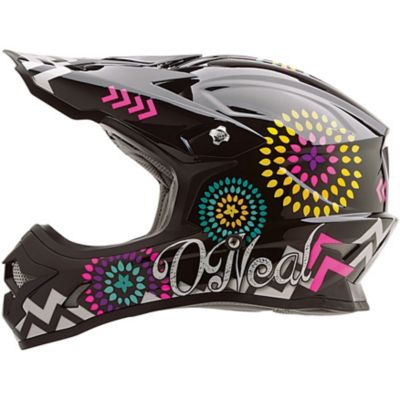O'neal Women's 3 Series Sawyer Off-Road Motorcycle Helmet -XL Black/Pink/Yellow pictures