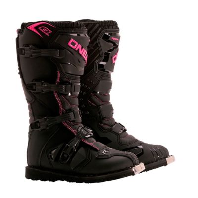 O'neal Women's Rider Off-Road Motorcycle Boots -8 Black/Pink pictures