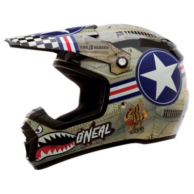 O'neal 5 Series Wingman Off-Road Motorcycle Helmet -SM Gray pictures