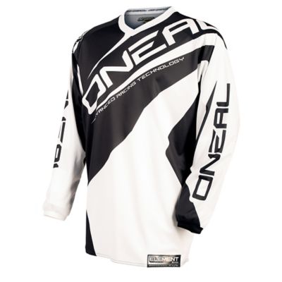 O'neal Element Off-Road Motorcycle Jersey -MD Black/White pictures