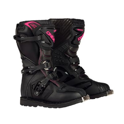 O'neal Girl's Rider Off-Road Motorcycle Boots -4 Black/Pink pictures
