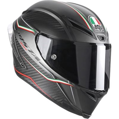 AGV Pista GP Italy Full-Face Motorcycle Helmet -XL Carbon/Red/White/Green pictures