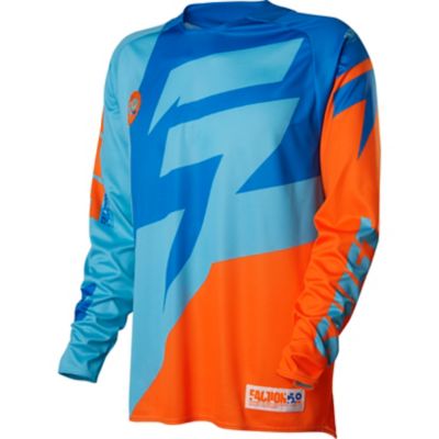 Shift Faction Off-Road Motorcycle Jersey -SM Orange/ Blue pictures
