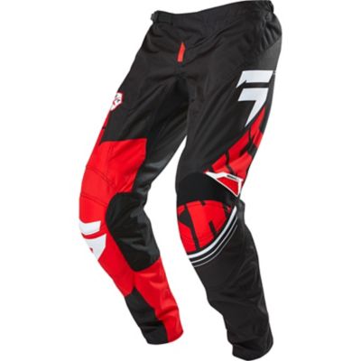 Shift Kid's Assault Off-Road Motorcycle Pants -28 Black/White pictures