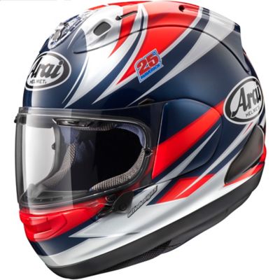 Arai Corsair X Vinales Full-Face Motorcycle Helmet -2XL Red/White/Blue pictures
