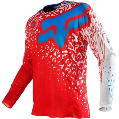 FOX 360 Cauz Off-Road Motorcycle Jersey -LG Red pictures