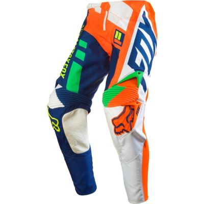 FOX 360 Divizion Off-Road Motorcycle Pants -32 Blue/ Yellow pictures