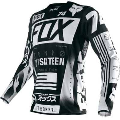 FOX FlexAir Union Off-Road Motorcycle Jersey -LG Black pictures