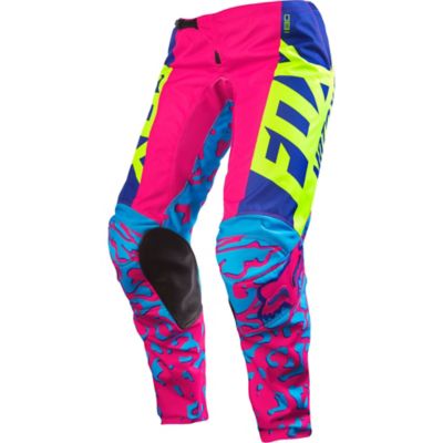 FOX Girl's 180 Off-Road Motorcycle Pants -22 Black/Pink pictures