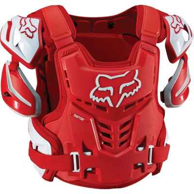 FOX Raptor Roost Guard -LG/XL Red pictures
