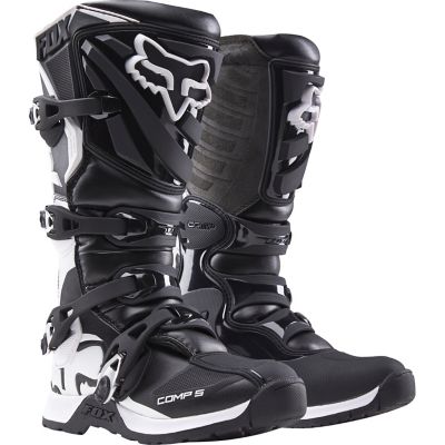 FOX Women's Comp 5 MX Off-Road Motorcycle Boots -7 Black/Pink pictures