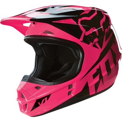 FOX Women's V1 Race Off-Road Motorcycle Helmet -MD Pink pictures