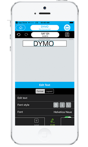 dymo label maker app