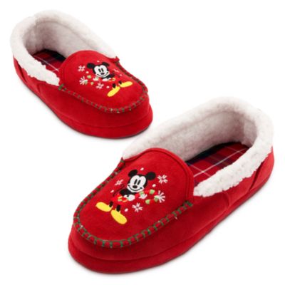 Mickey Mouse Christmas Slippers for Adults 