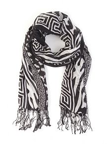 Geo Print Oblong Scarf
