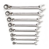 GEARWRENCH 9620 12 Piece Metric Reversible Combination Ratcheting Wrench Set 