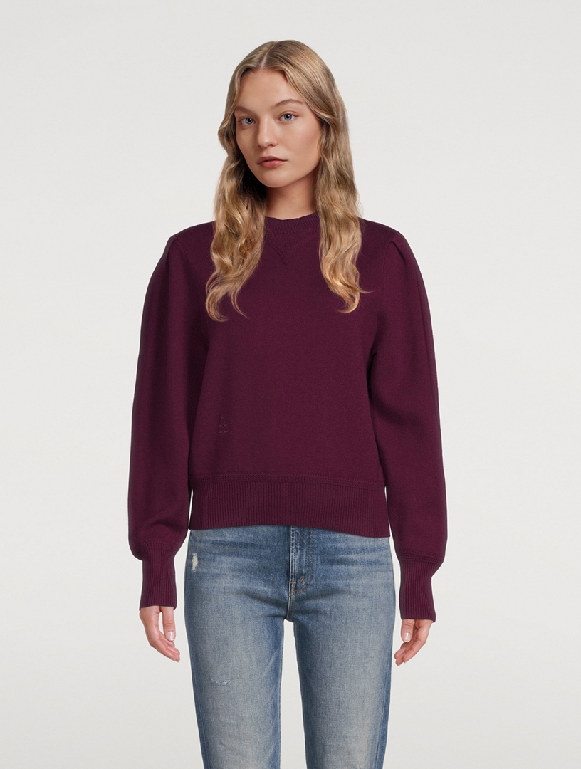 Isabel Marant Toile Kelaya Puff Sleeve Sweater Holt Renfrew Canada