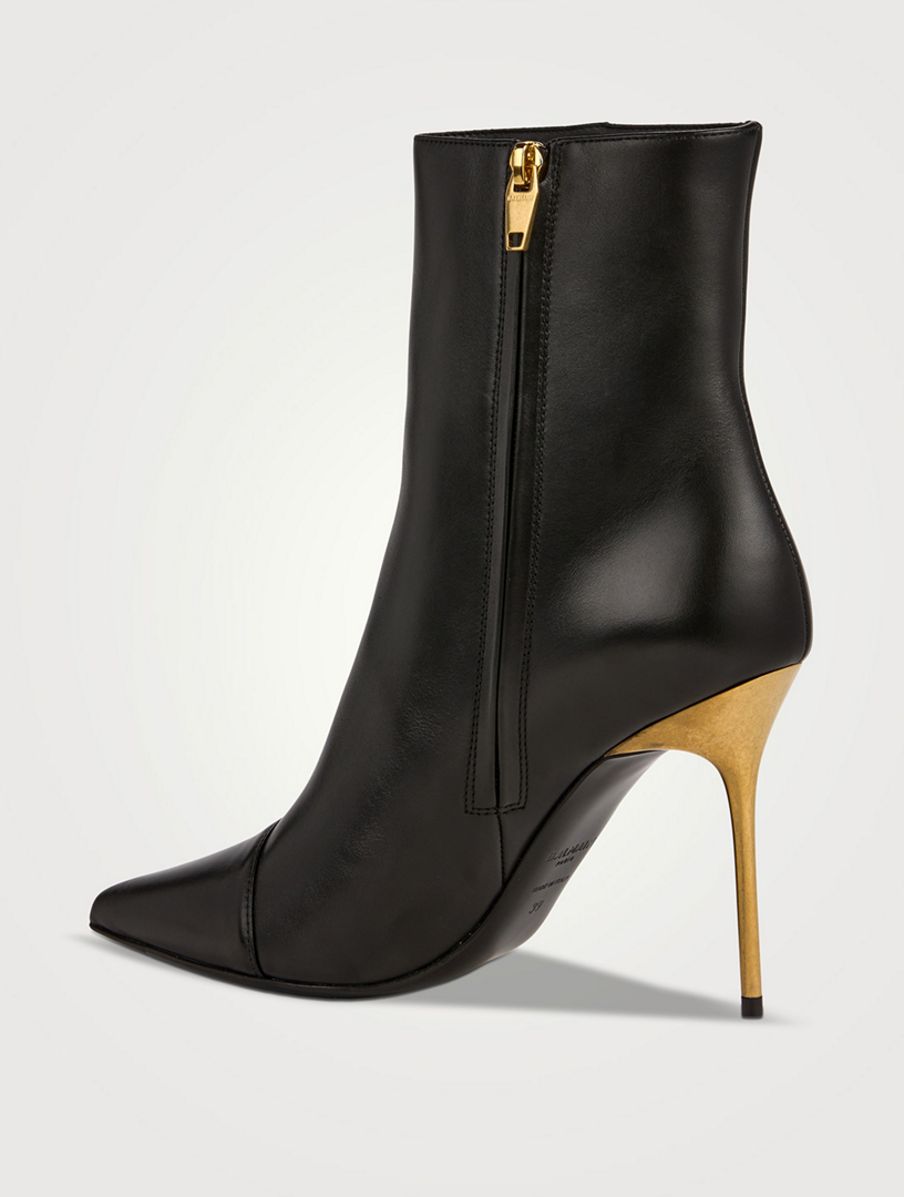 BALMAIN Roni Leather Ankle Boots Holt Renfrew Canada