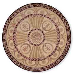Momeni® Elizabeth Hand-Carved Wool Round Rug Momeni® Elizabeth Hand-Carved Wool Round Rug