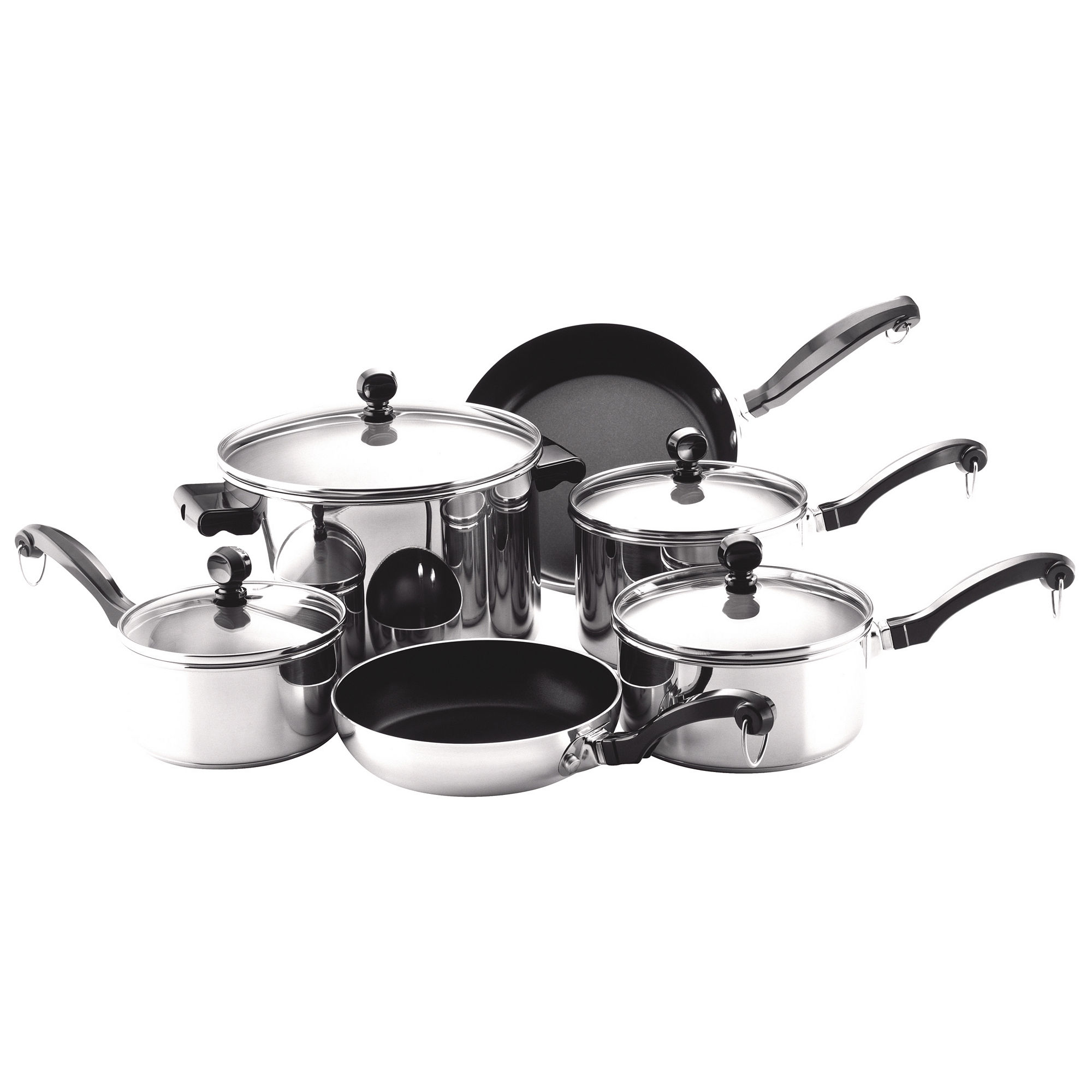 Farberware Classic 10-pc. Stainless Steel Cookware Set