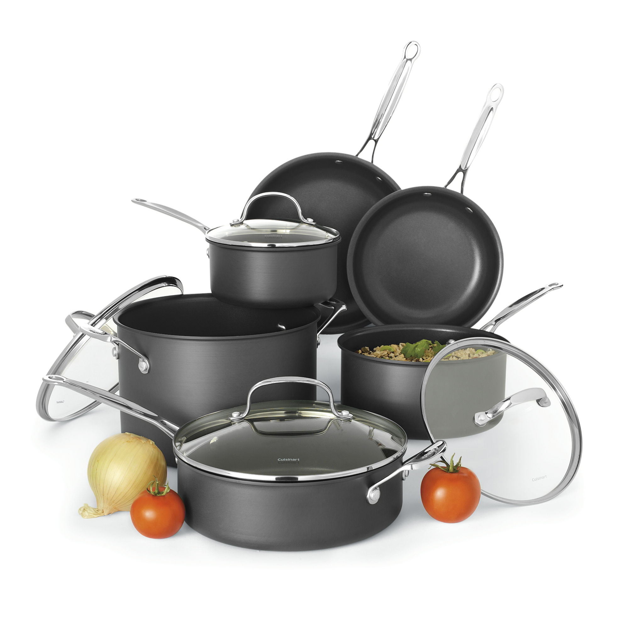 Cuisinart 10-pc. Hard-Anodized Cookware Set