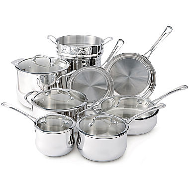 Cuisinart® Contour 13-pc. Stainless Steel Cookware Set