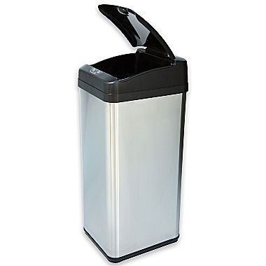 iTouchless® 13-Gal. Extra-Wide Stainless Trash Can 