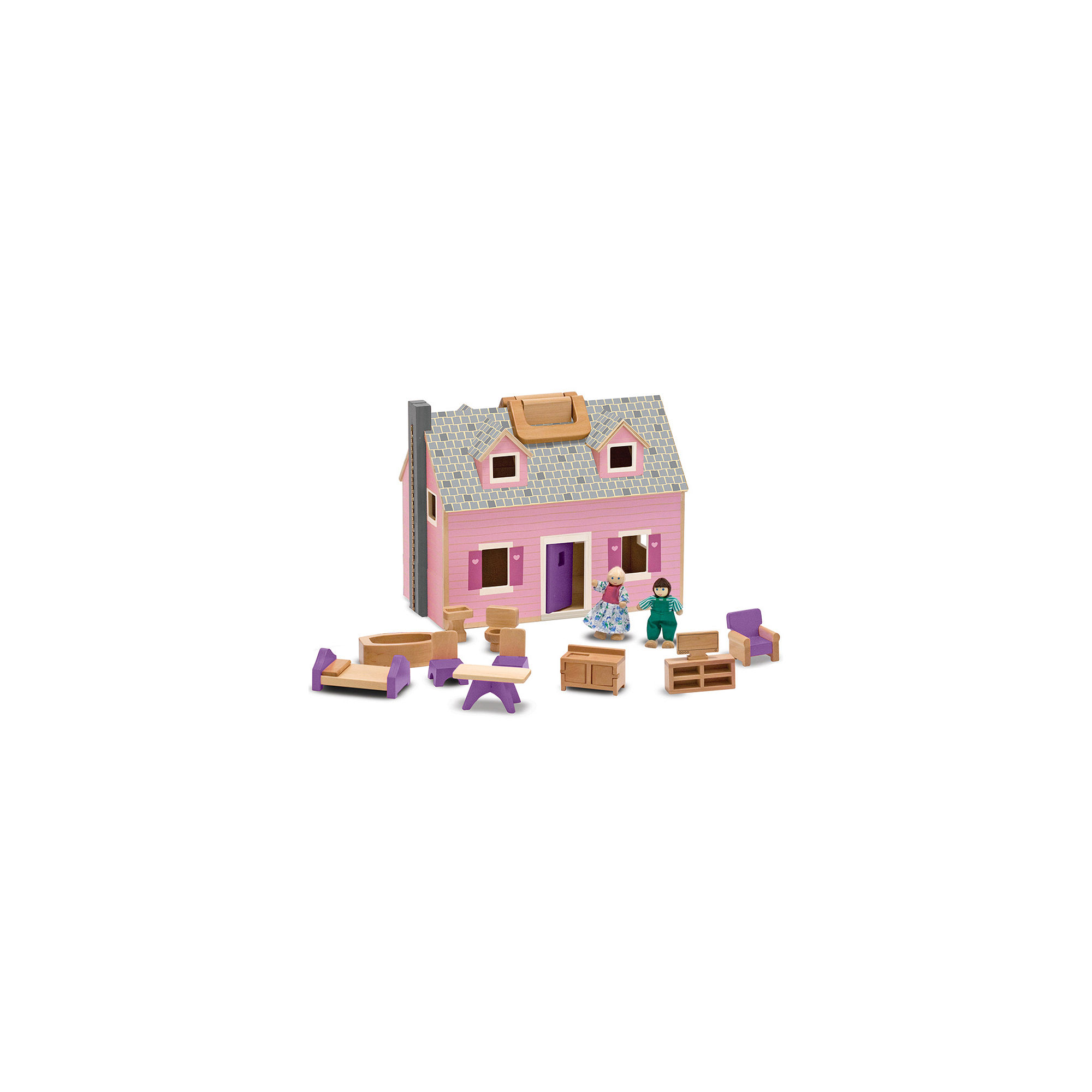 Melissa & Doug Fold & Go Dollhouse