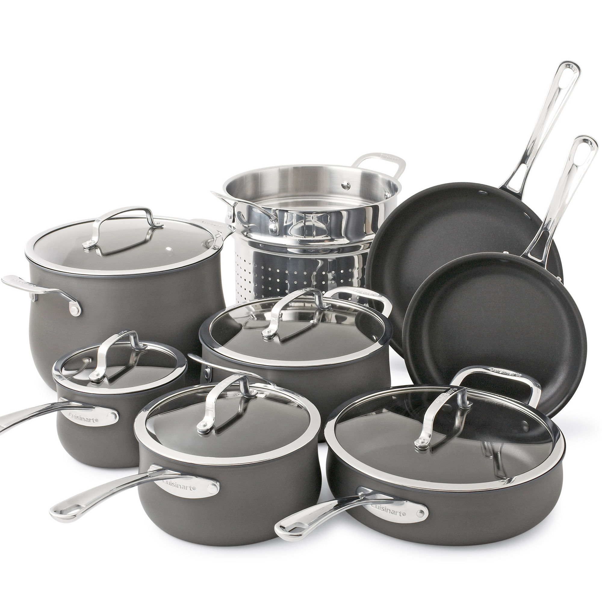 Cuisinart Contour 13-pc. Hard-Anodized Cookware Set