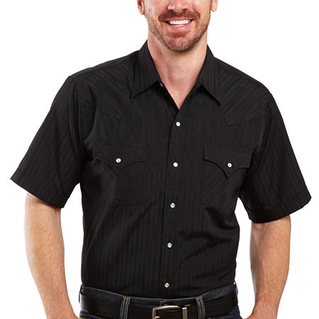 ely cattleman denim washed snap shirt