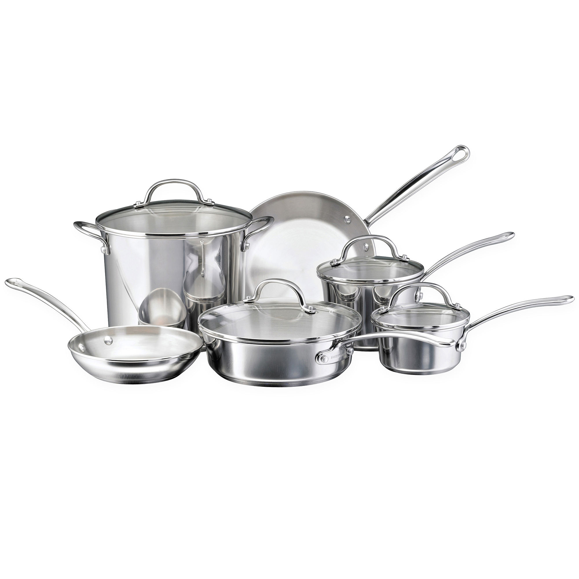 Farberware Millennium 10-pc. Stainless Steel Cookware Set