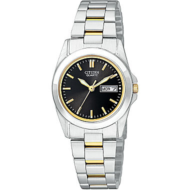 Citizen® Womens Two-Tone Watch EQ0564-59E  