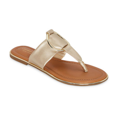 liz claiborne flat sandals