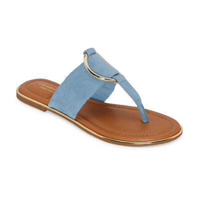 liz claiborne flat sandals