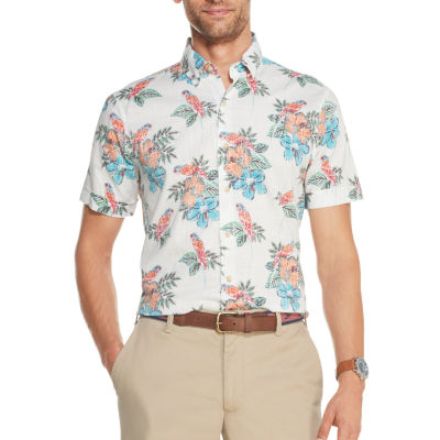 polo floral button down