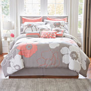 Home Expressions™ Blooms 10-pc. Comforter Set & Accessories 