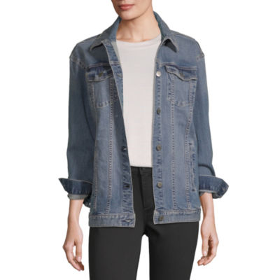 oversized trucker denim jacket