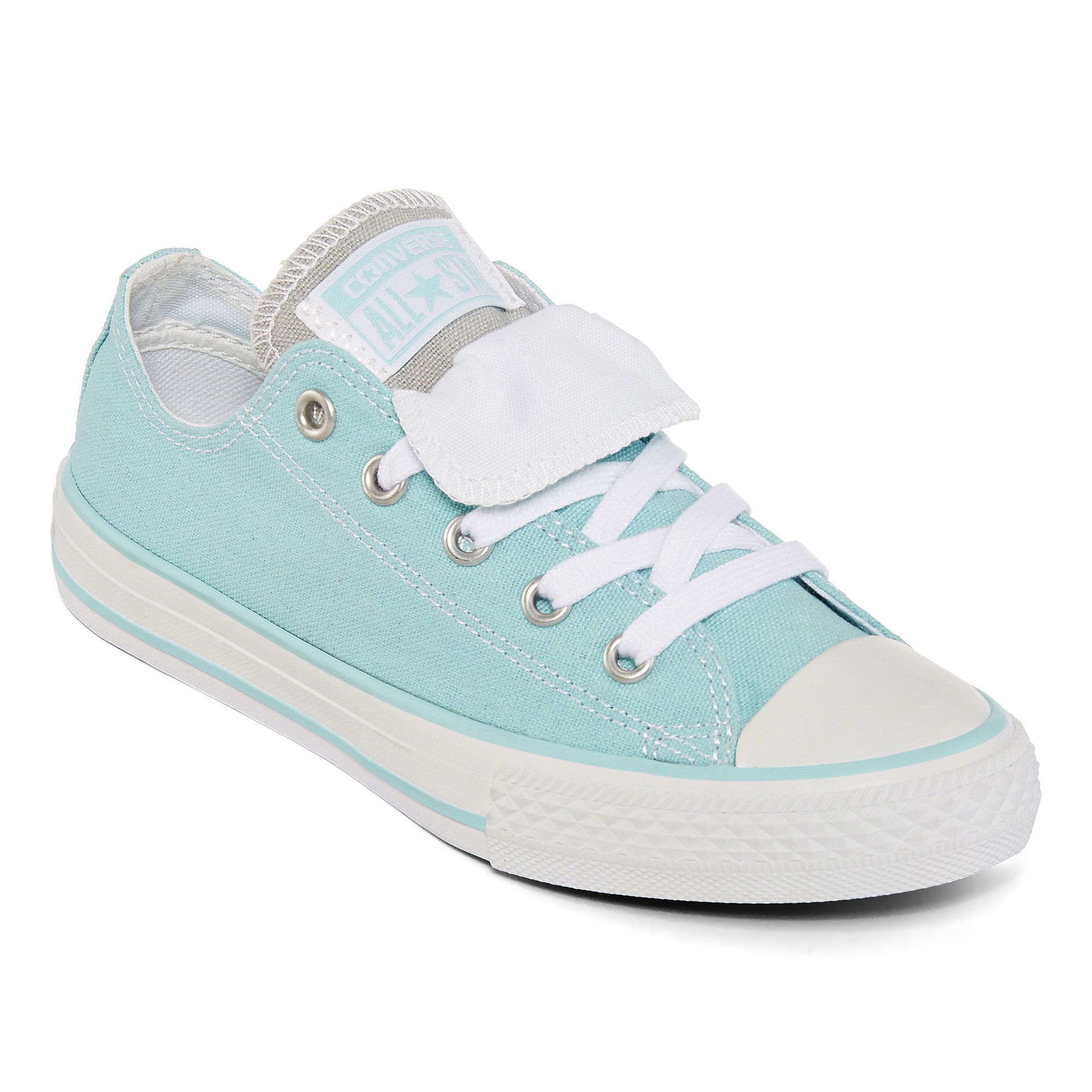 Converse Chuck Taylor All Star Double Tongue Girls Fashion Sneakers - Little Kids