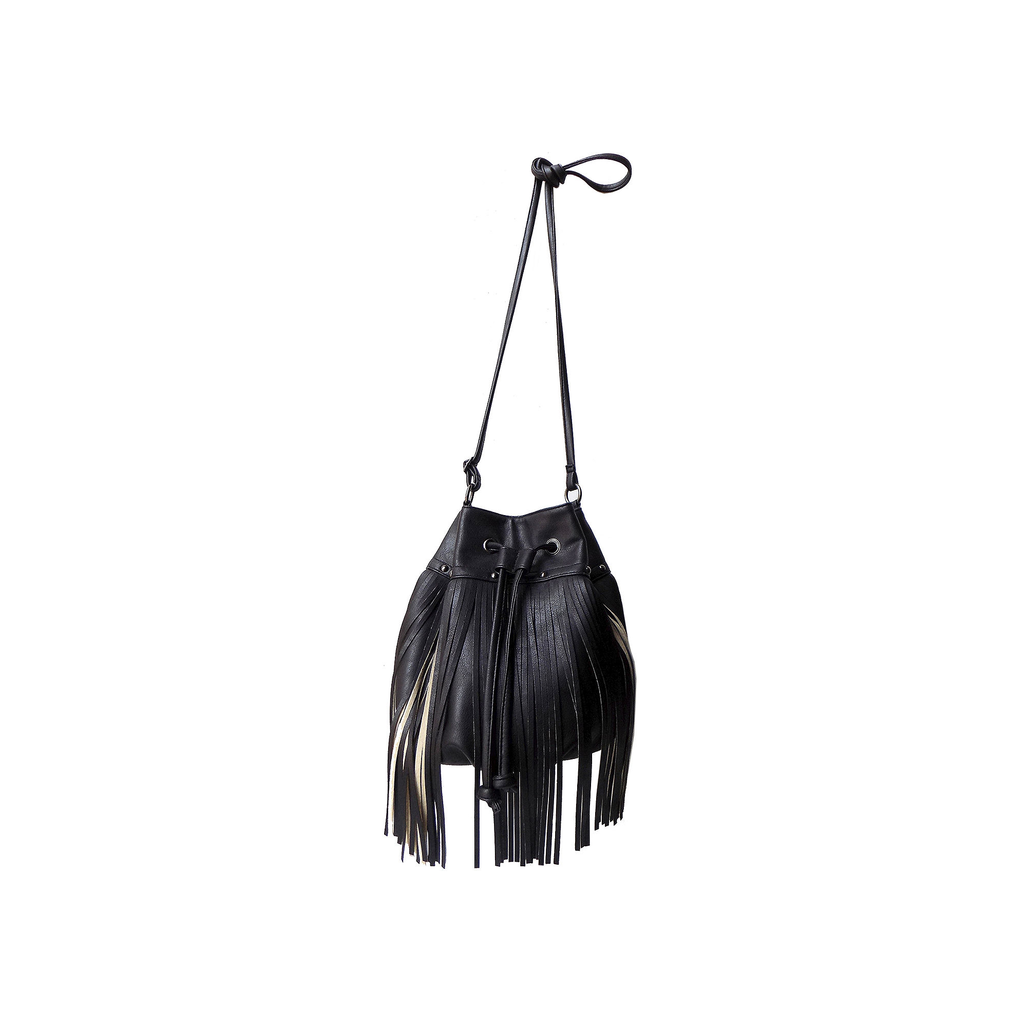 Olivia Miller Zulay Long Fringe Mini Bucket Bag