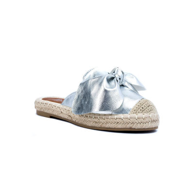 silver slip ons womens
