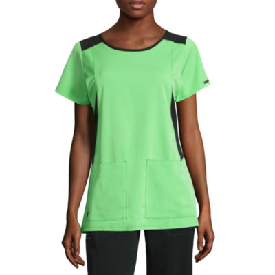 Wonder Wink Womens Scrub TopPlus JCPenney