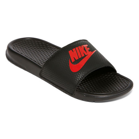 white nike sandals mens