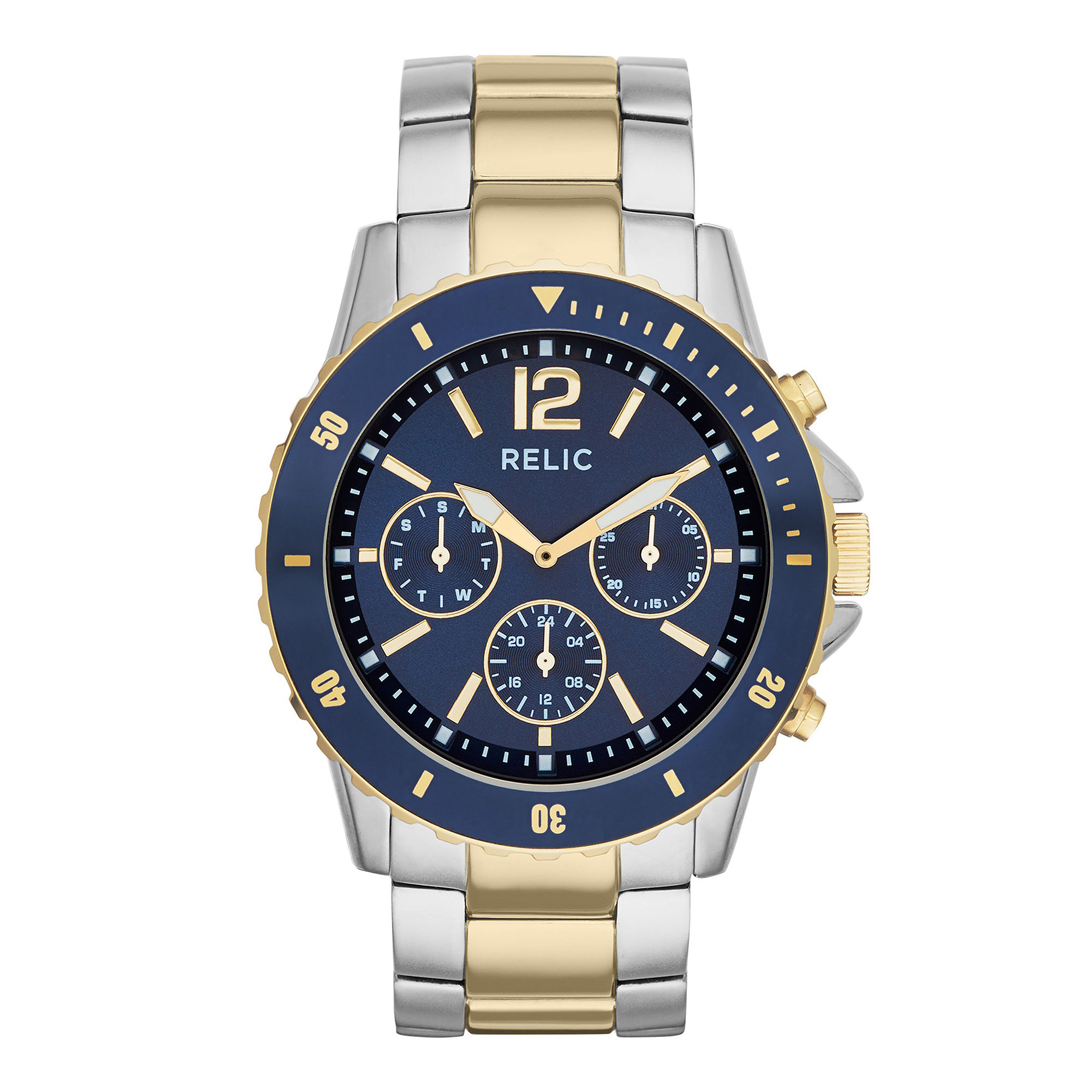 UPC 703357215676 product image for Relic Mens Two-Tone Sport Watch | upcitemdb.com