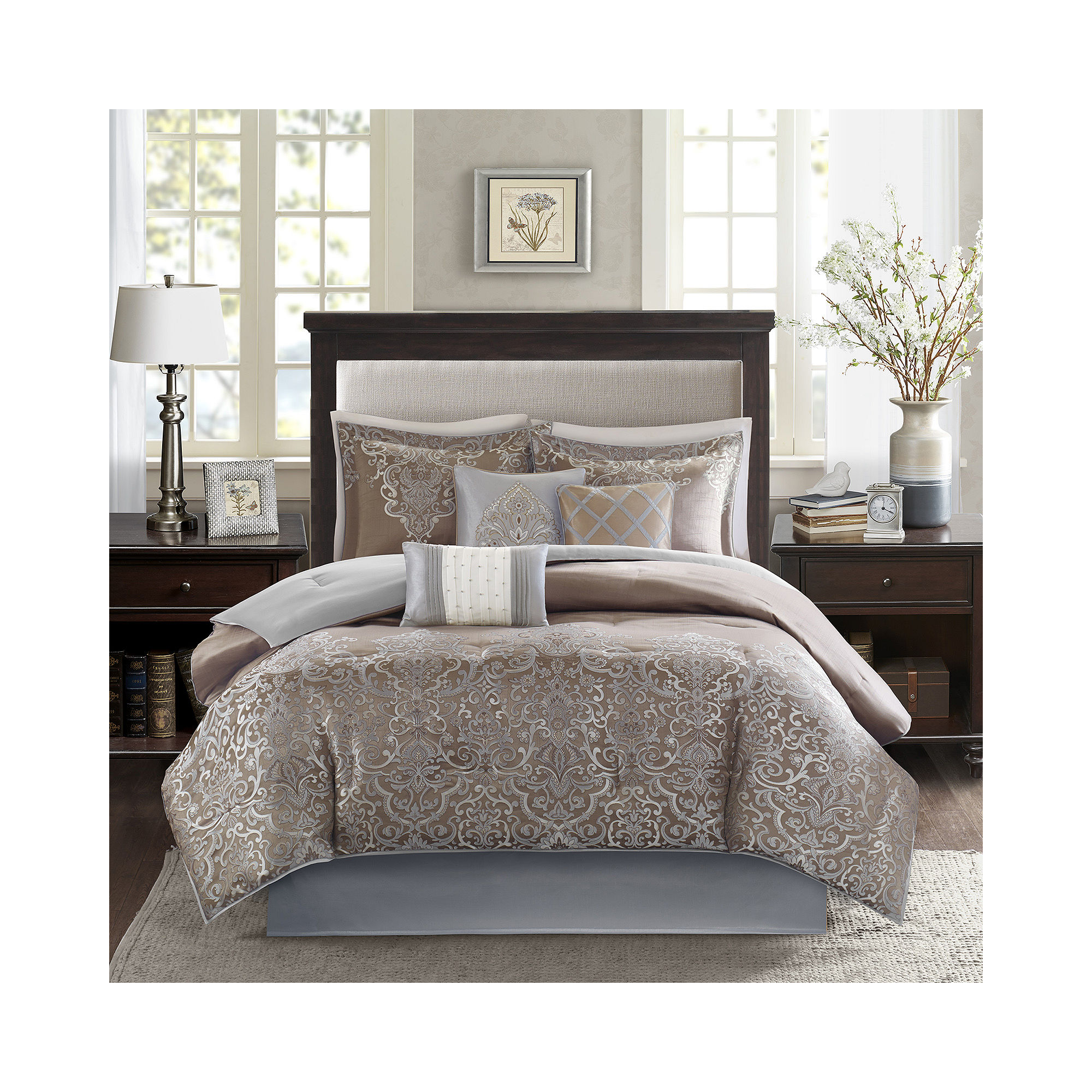 Madison Park Camille Scroll 7-pc. Comforter Set