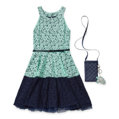 knit works sleeveless skater dress